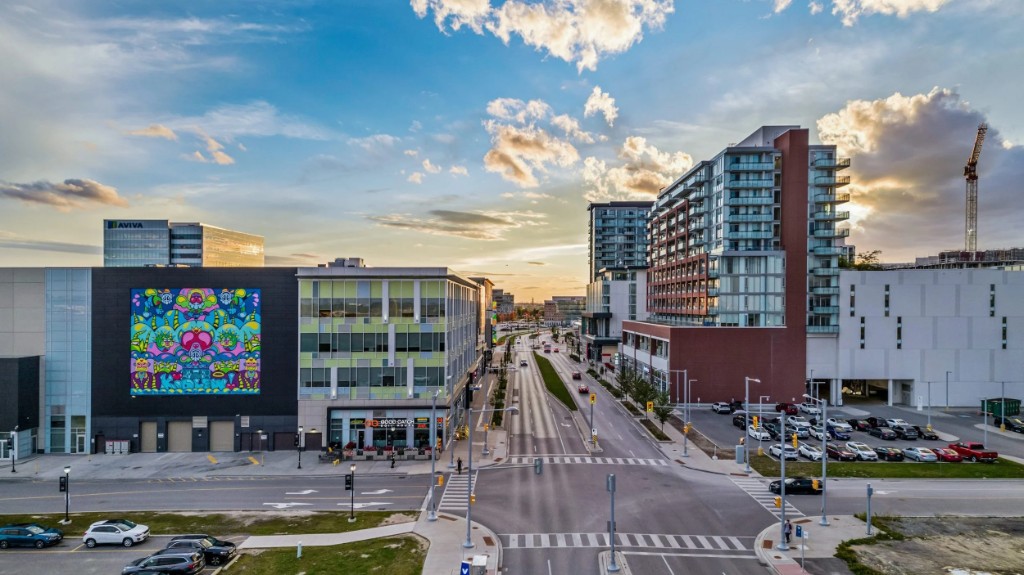 Scenic view of Markham city center